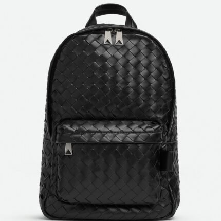 Replica Bottega Veneta Medium Backpack Black