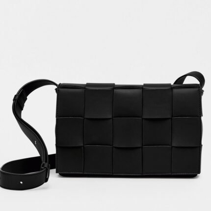 Top Quality Faux Bottega Veneta Cassette Bag In Black